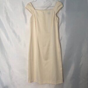 Metrostyle Ivory Sleeveless Dress Size 6